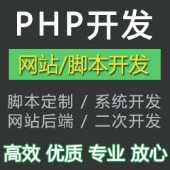 PHP开发代写代做网页网站定制thinkphp二次开发程序BUG修复定做